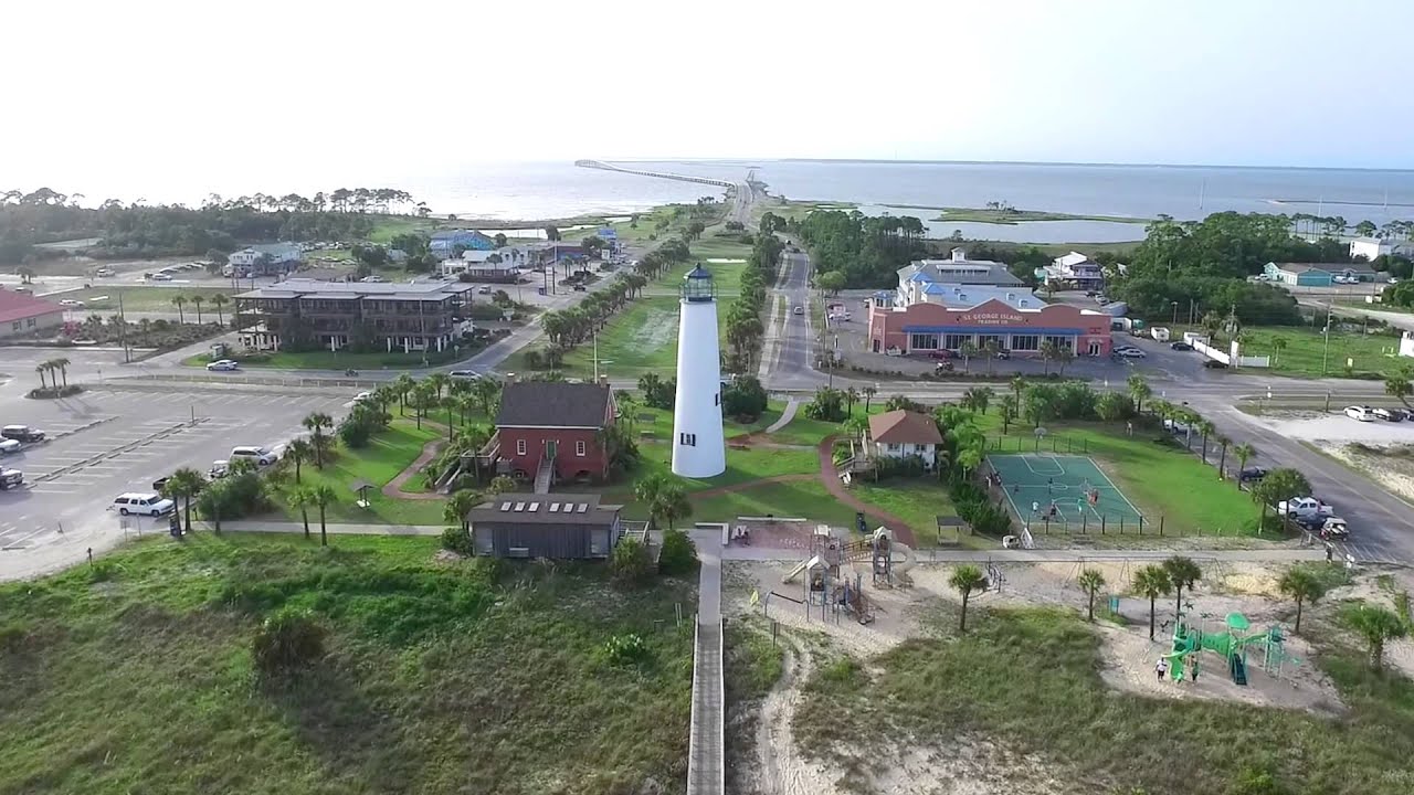 Aerial views of St.  George Island #SaltyFlorida