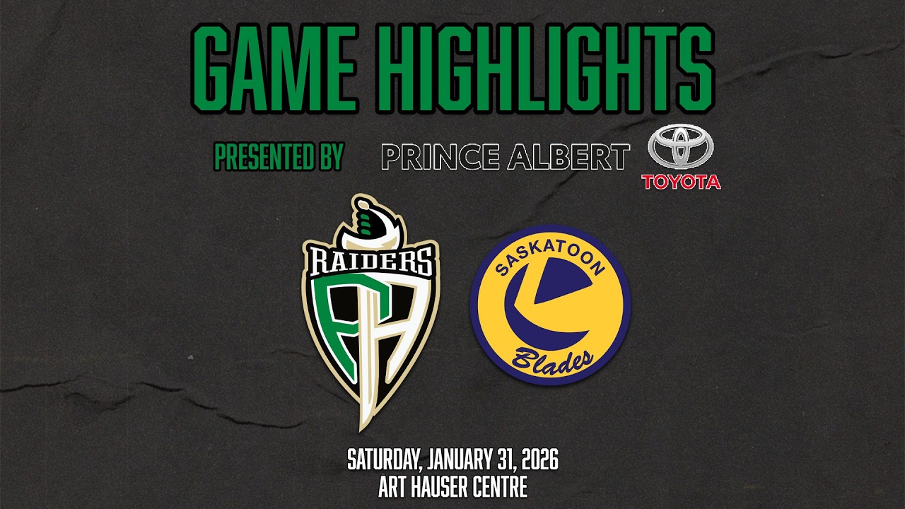 Prince Albert Toyota Game Highlights: January 31 vs Saskatoon