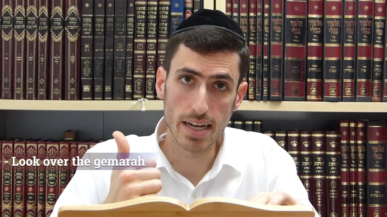 2 steps to clarity in Gemara