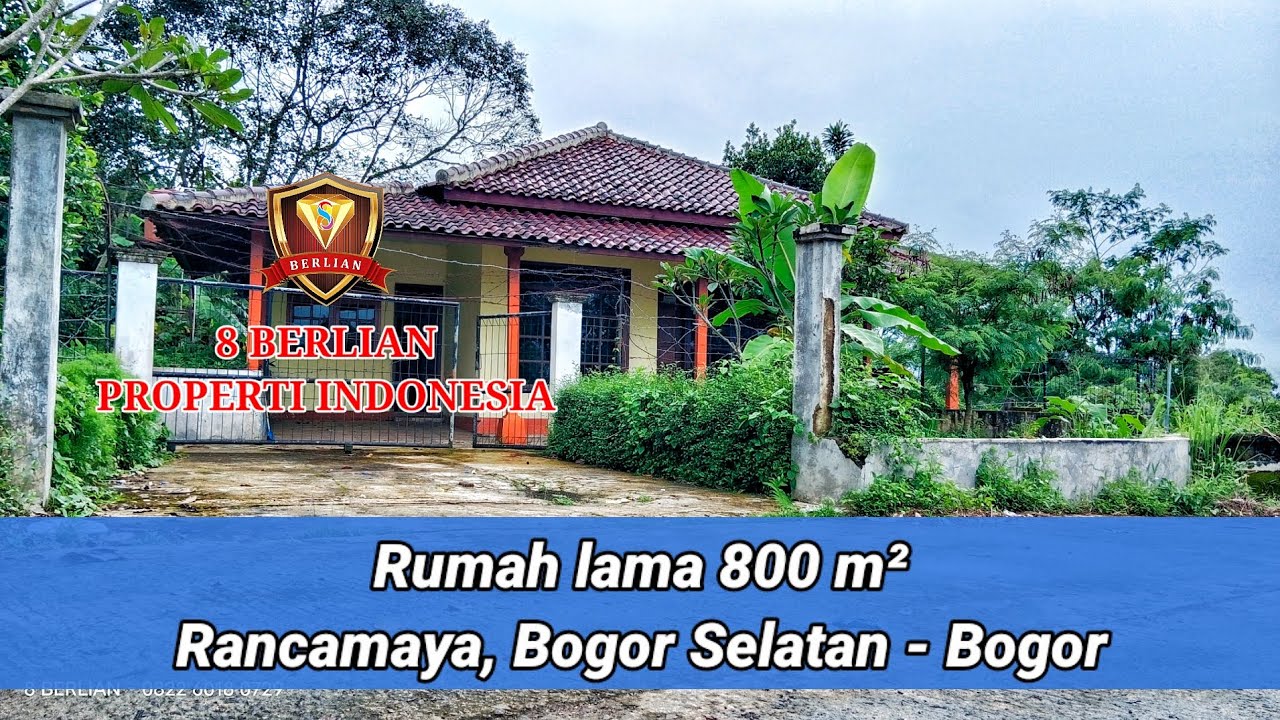 RUMAH lama dekat ke tol dengan akses jalan yg BAGUS, harga dibawah PASARAN di RANCAMAYA Bogor