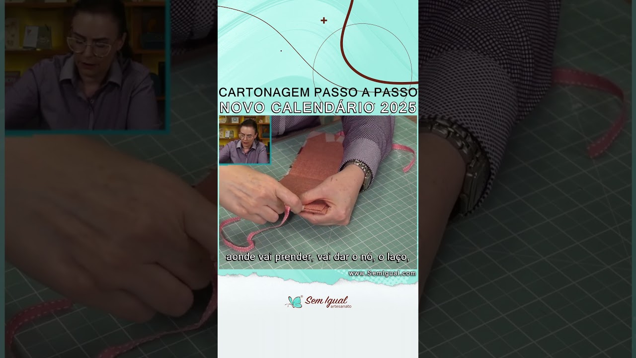 NOVO CALEND&Aacute;RIO 2025 Parte 6 - Cartonagem PASSO A PASSO #calendarios #2025 #passoapasso  #cartonagem