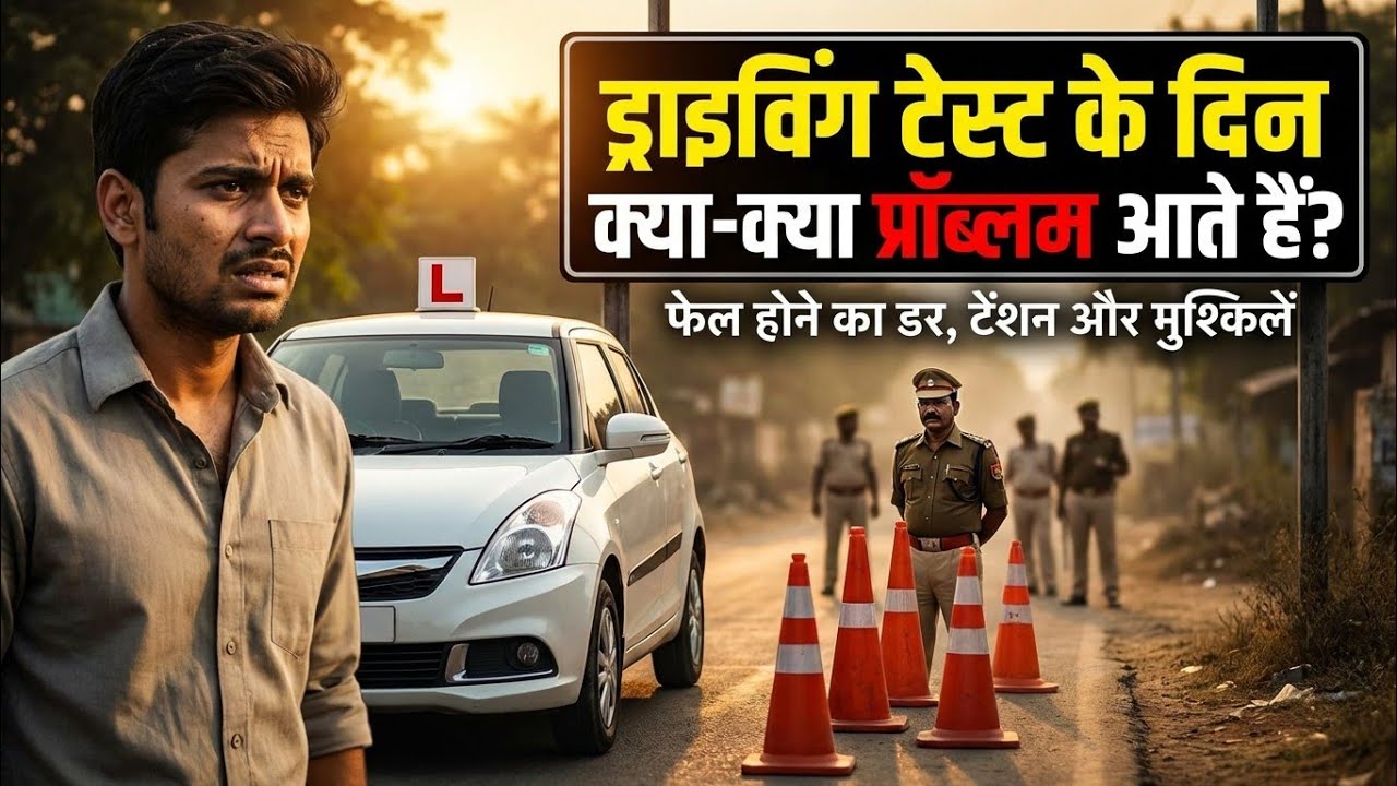 ड्राइविंग टेस्ट के दिन क्या-क्या समस्या आता है | #biharpolicedriver