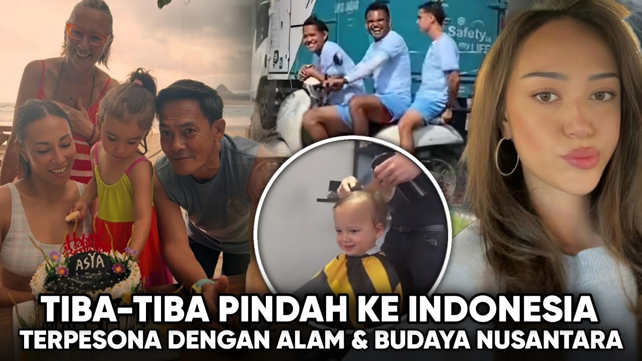 Ramai2 Pindah ke Indo, Family EMIL Betah di Lombok, Eliano Kapok Bonceng Bertiga” Indahnya Nusantara
