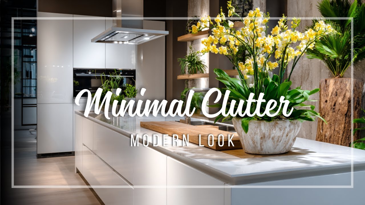 Small Minimalist Kitchen Ideas | Modern Space-Saving Hacks