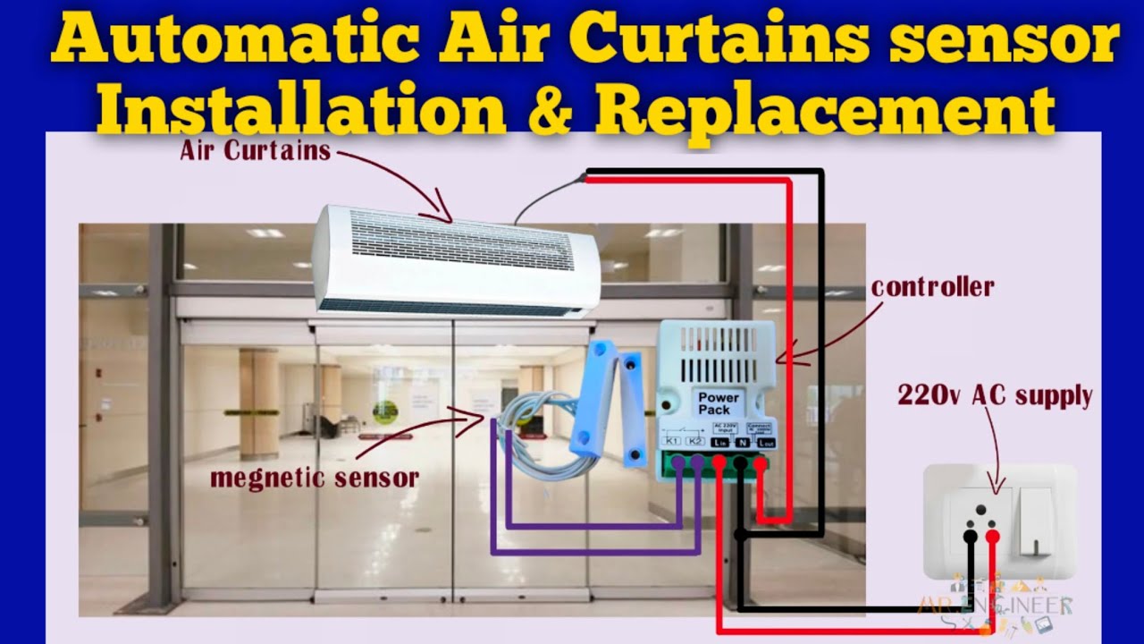 Automatic Air Curtains sensor Installation & Replacement