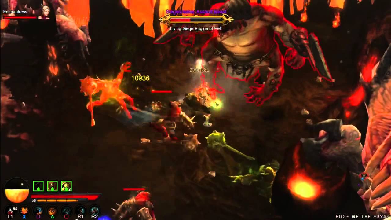 PS3 - Diablo 3 - Day 1 - WORLD FIRST Paragon 100 attempt - Hell mode (Act 1-4)