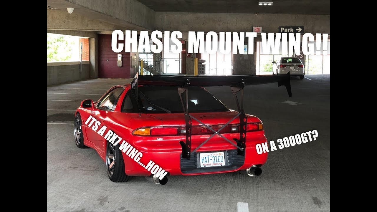 Chasis Mount Wing Install on a 3000GT !!?!?