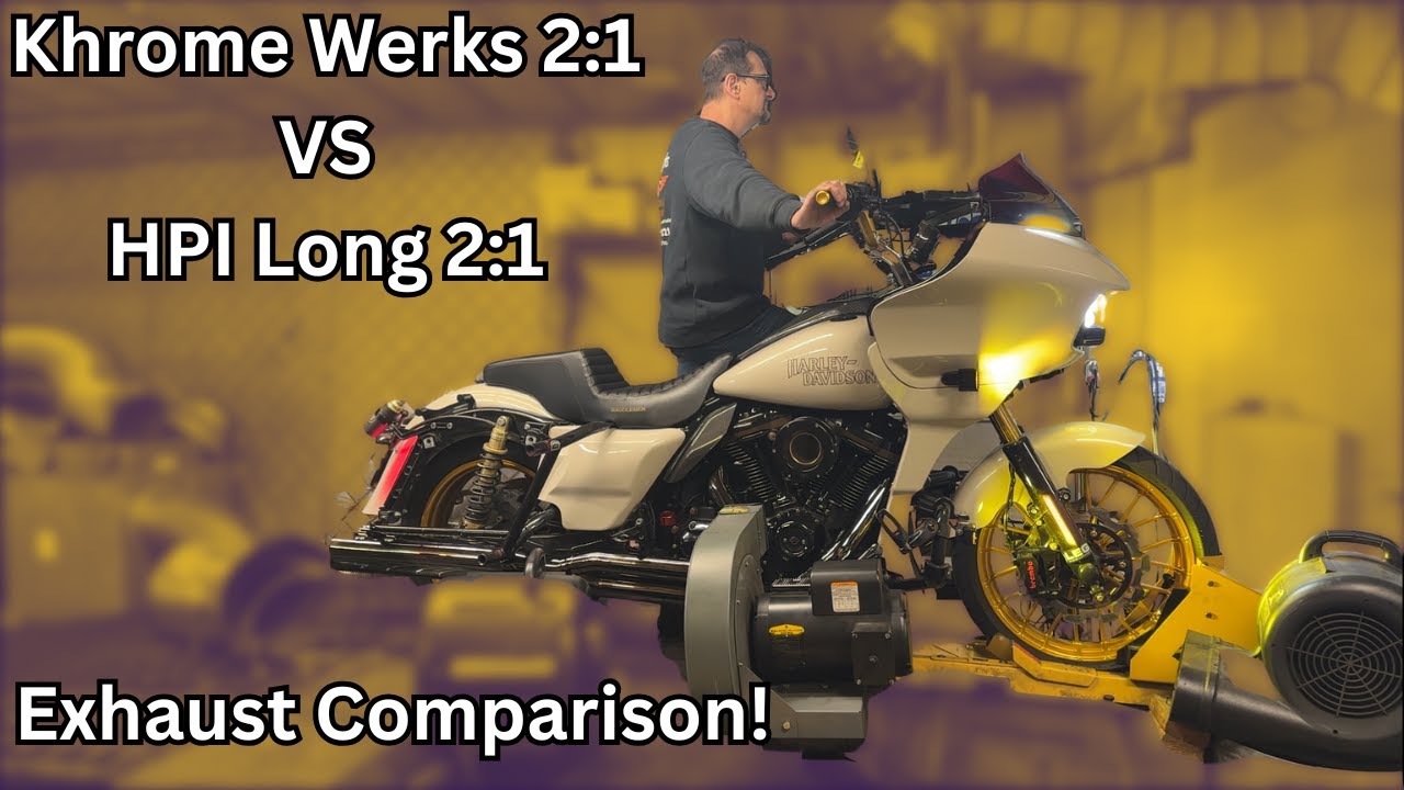 2023 Harley Davidson Road Glide | HPI vs Khrome Werks 2:1 Comparison