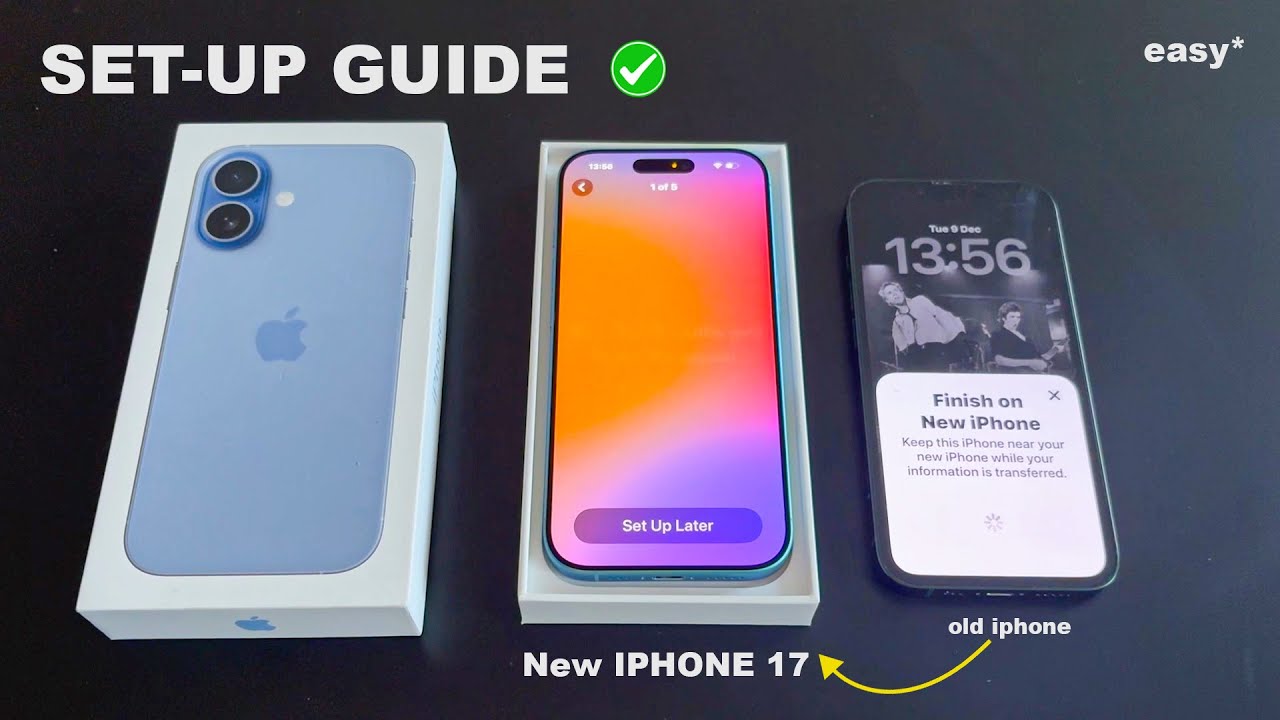 Полное руководство: Как легко настроить iPhone 17, используя свой старый iPhone.