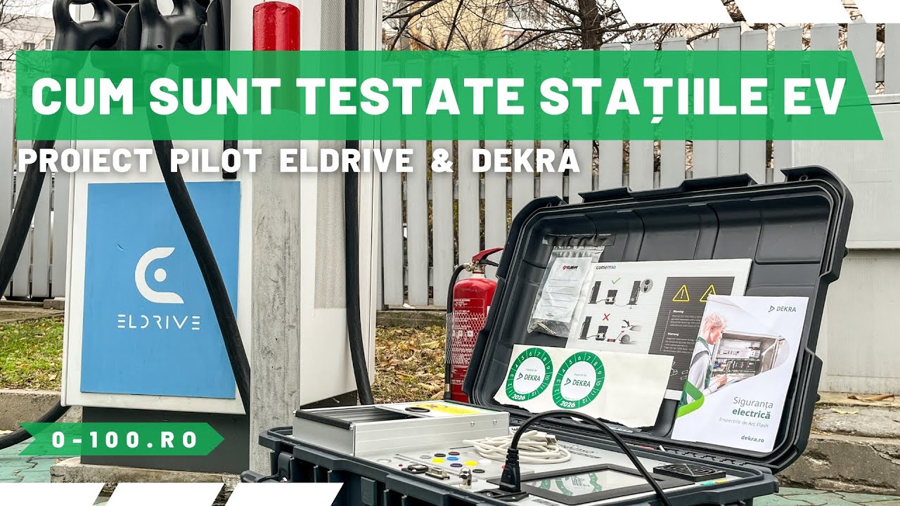 Cum sunt testate stațiile de încărcare pentru mașini electrice. Proiect pilot Eldrive & DEKRA