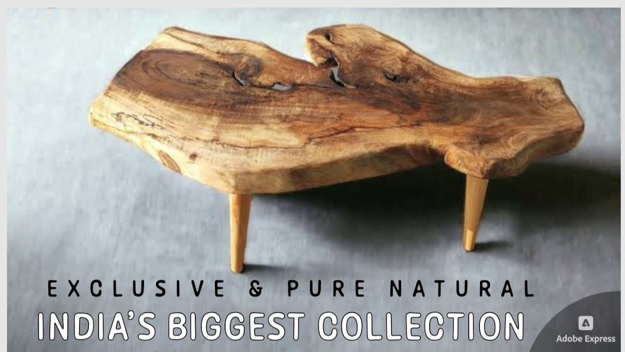 India's Biggest Collection of Live Edge Furniture | Table, Chairs, Sofas & More | Golden Tree Delhi