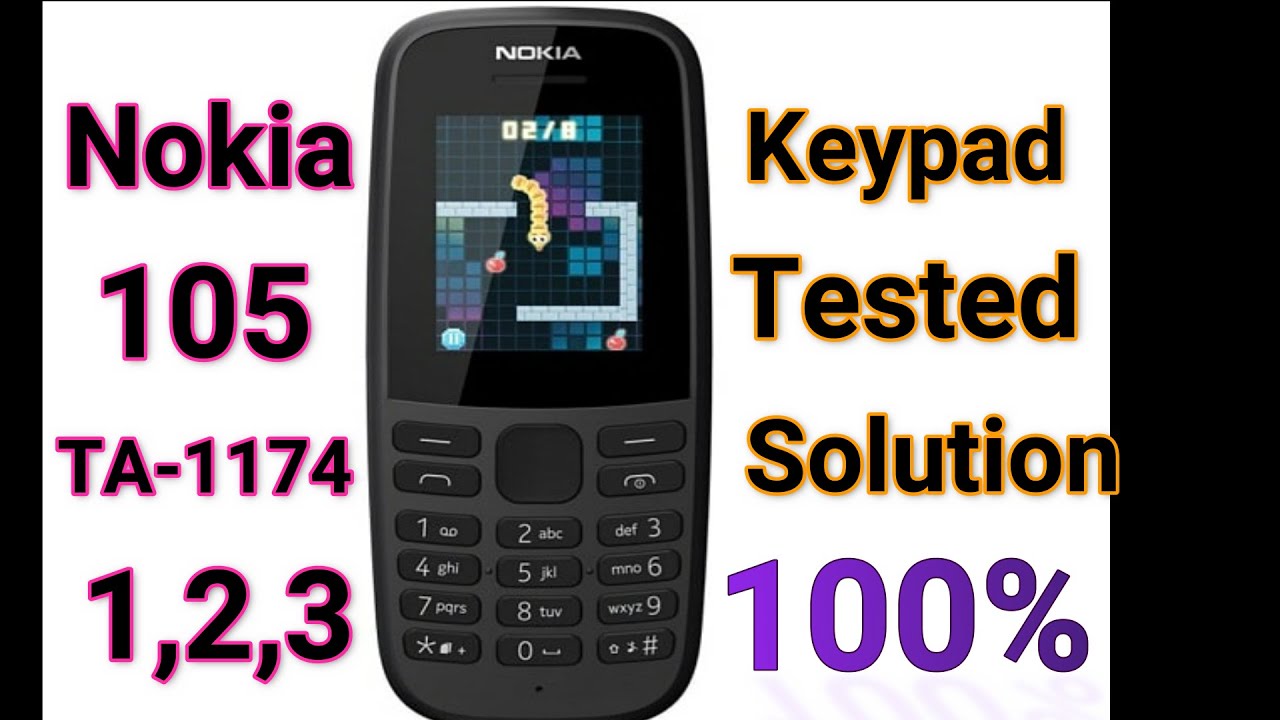 Nokia 105 TA1174 123 keypad Track ways jumper solution | Nokia 105 1,2,3 keys || TA-1174 1,2,3 keys