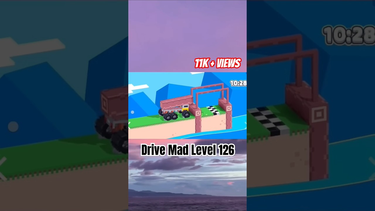 Drive Mad Level 126 #games #fancade #poki #gaming #drivemad
