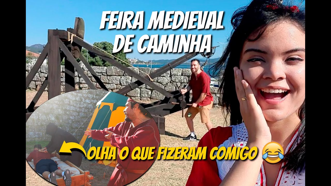 Nos divertimos muito nessa Feira Medieval em Portugal 🇵🇹❤