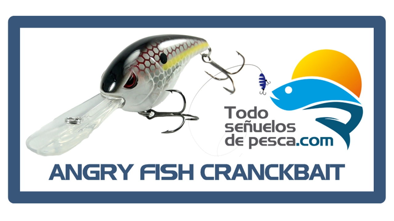 Se&ntilde;uelo de pesca Crankbait Angryfish