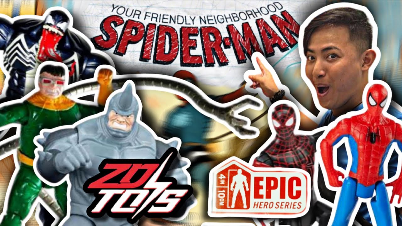 Spider-Man ZD Toys and Epic Hero Series Including Your Friendly Neighborhood Spider Man REVIEW