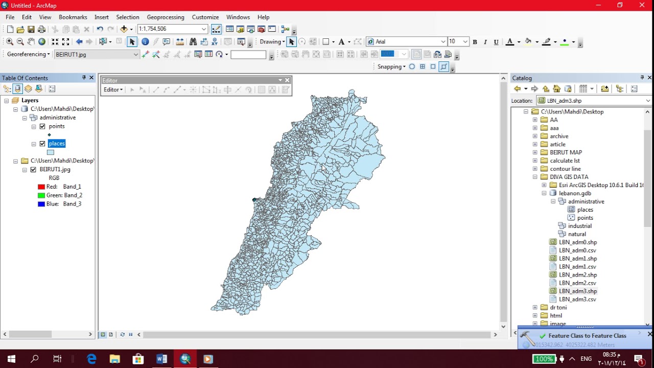How to create Geodatabase and feature dataset in ArcGIS