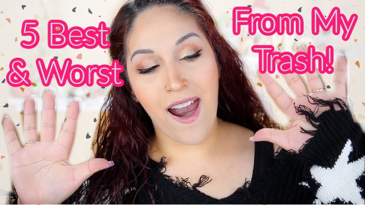 My Top 5 Bottom 5 Products From My Yearly Makeup Empties
