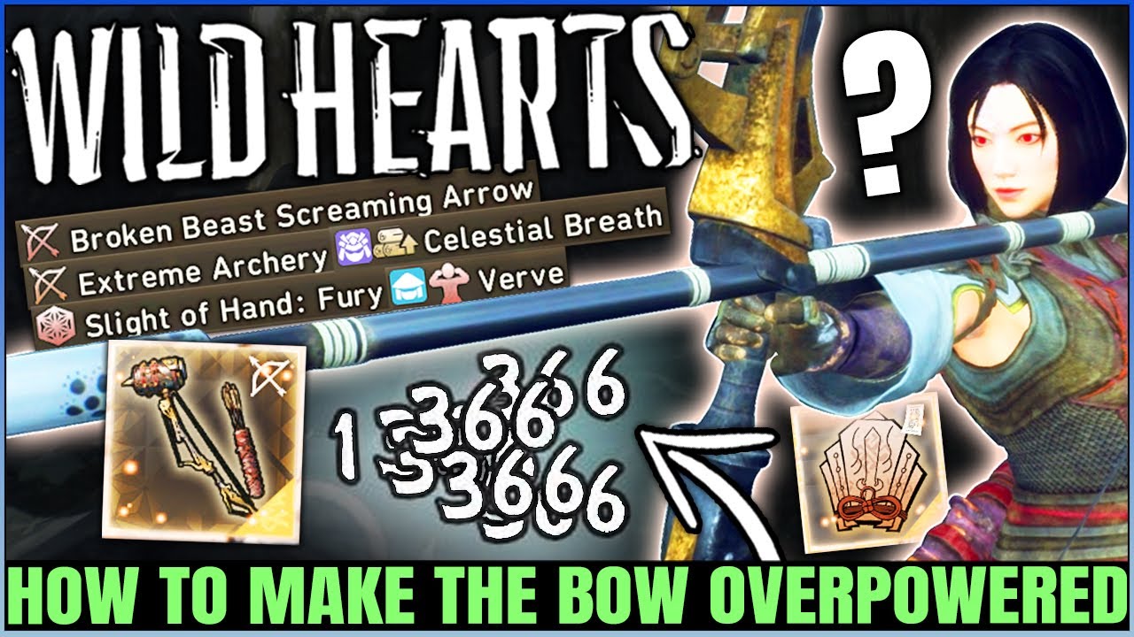 This Best Bow Build is INSANE - Weapon & Armor Skills Guide - Highest Damage Possible - Wild Hearts!