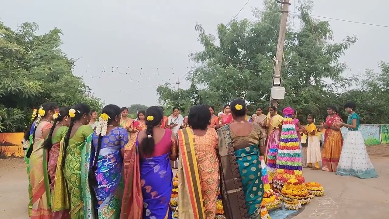 peddalingareddypally batukamma festival #siddipet #peddalingareddypally#telanganaculture