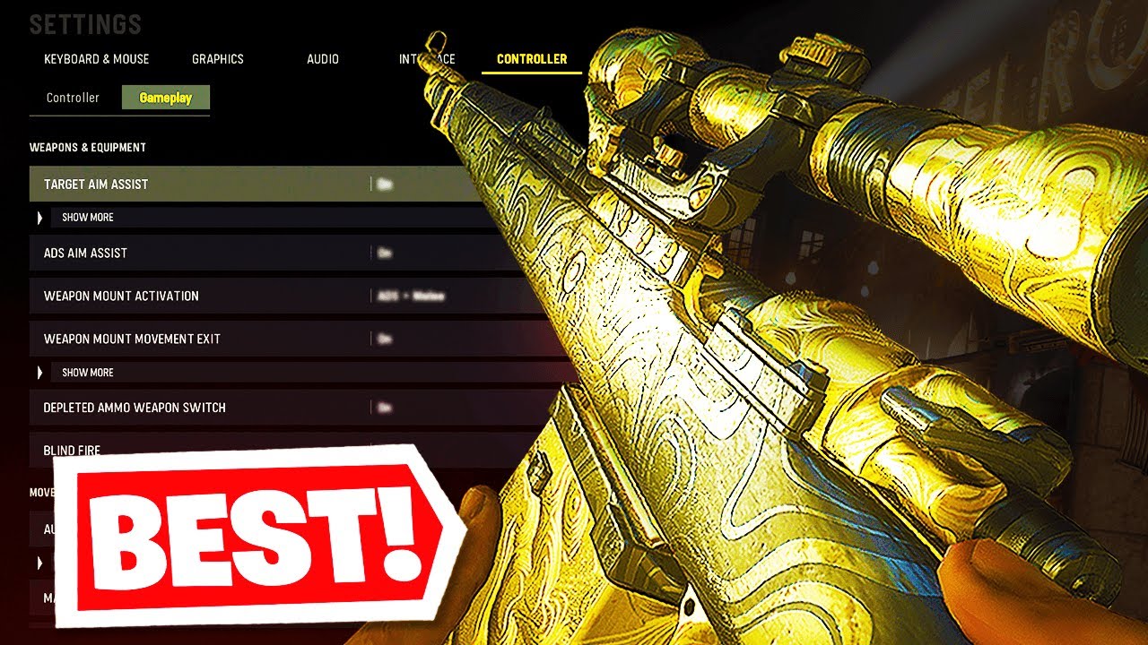 the BEST SETTINGS to improve SNIPING on COD Vanguard.. (Best Sniper Settings)