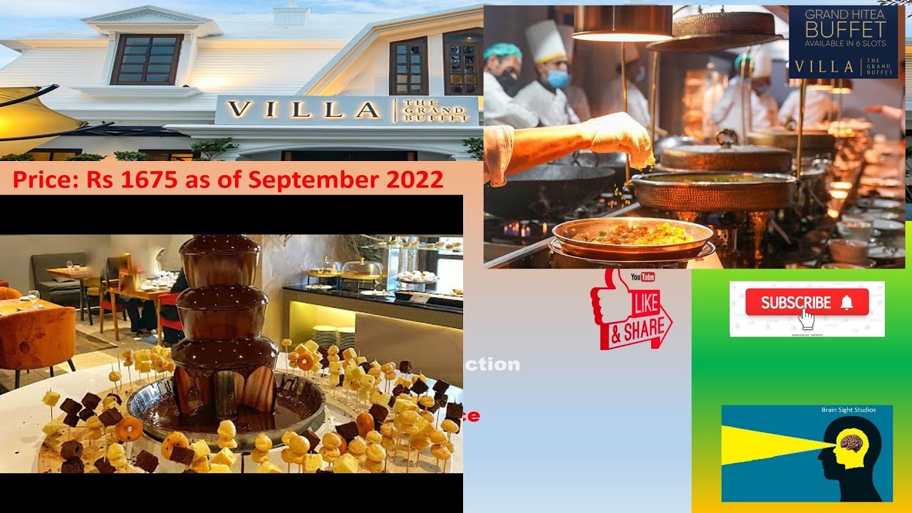 Honest Review. Villa The Grand Buffet Restaurant. #chocolate fountain. Must Watch