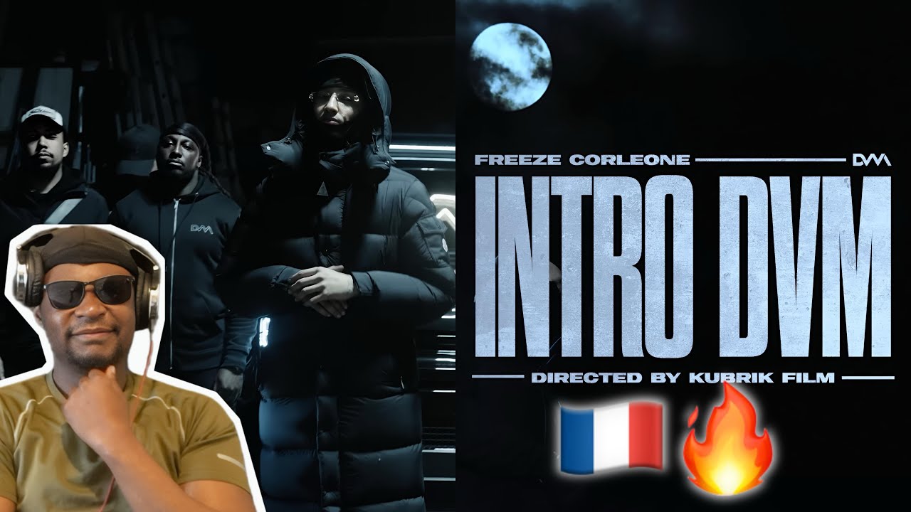FRENCH RAP REACTION 🇫🇷| REACTING TO FREEZE CORLEONE - INTRO DVM (CLIP OFFICIEL)🔥