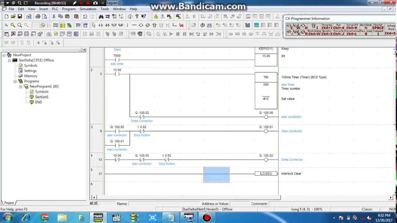 Star-Delta Starter PLC | Omron PLC