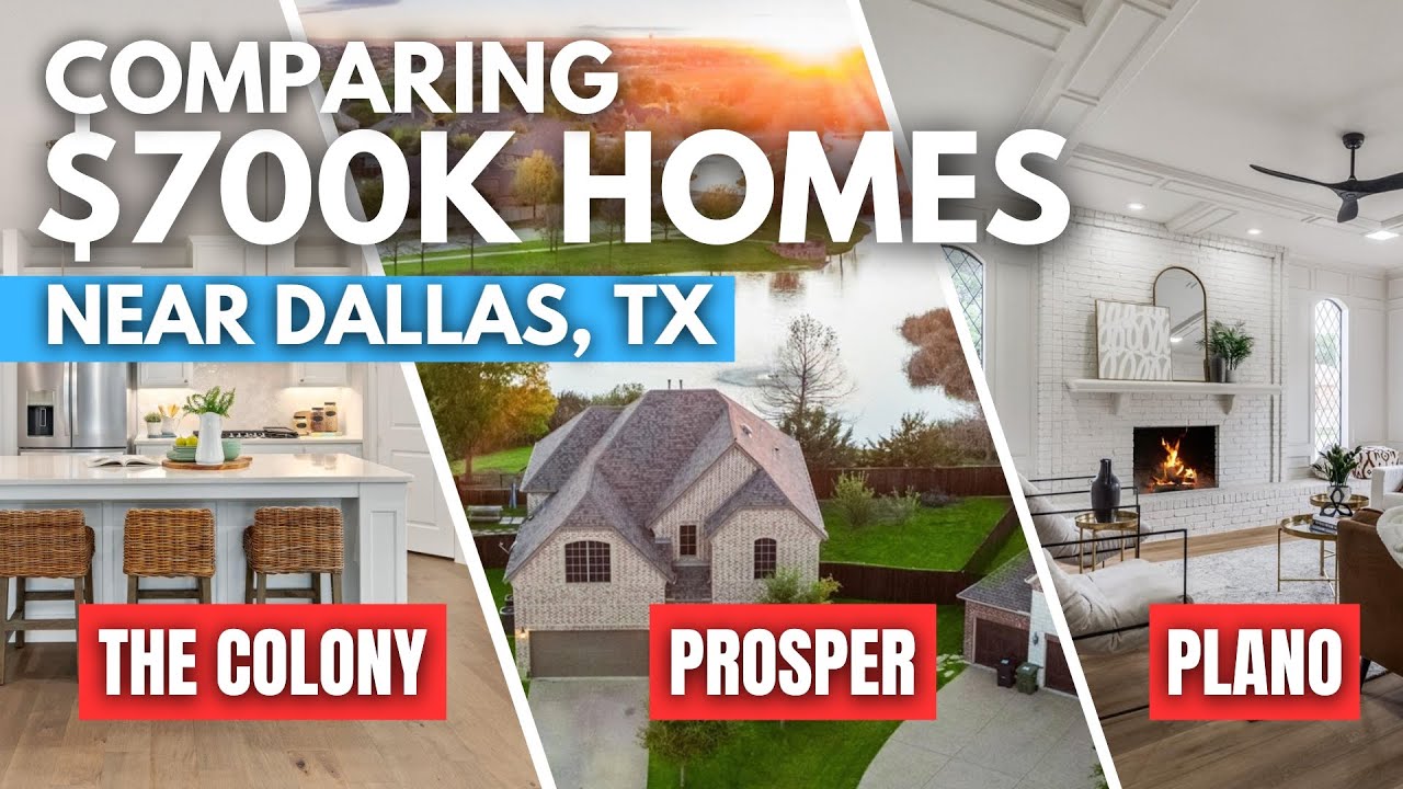 Best DALLAS, TX SUBURB For $700K? Tour Homes in PLANO, PROSPER, & THE COLONY to FIND OUT!