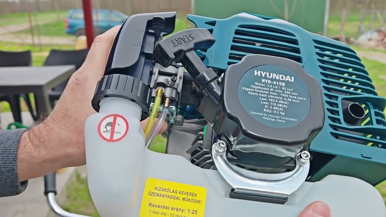 Hyundai Hyd-415B Fűkasza kicsomagolás, összeszerelés, beüzemelés/ Brushcutter unboxing, first start