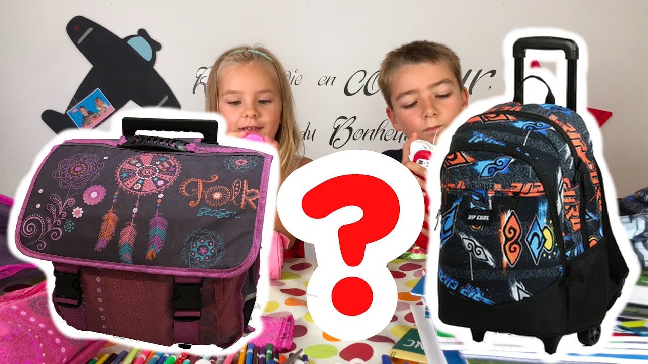 🎒QUOI DANS MON SAC DE COURS ? 🎒 BACK TO SCHOOL 2018 - #kidstudiotest