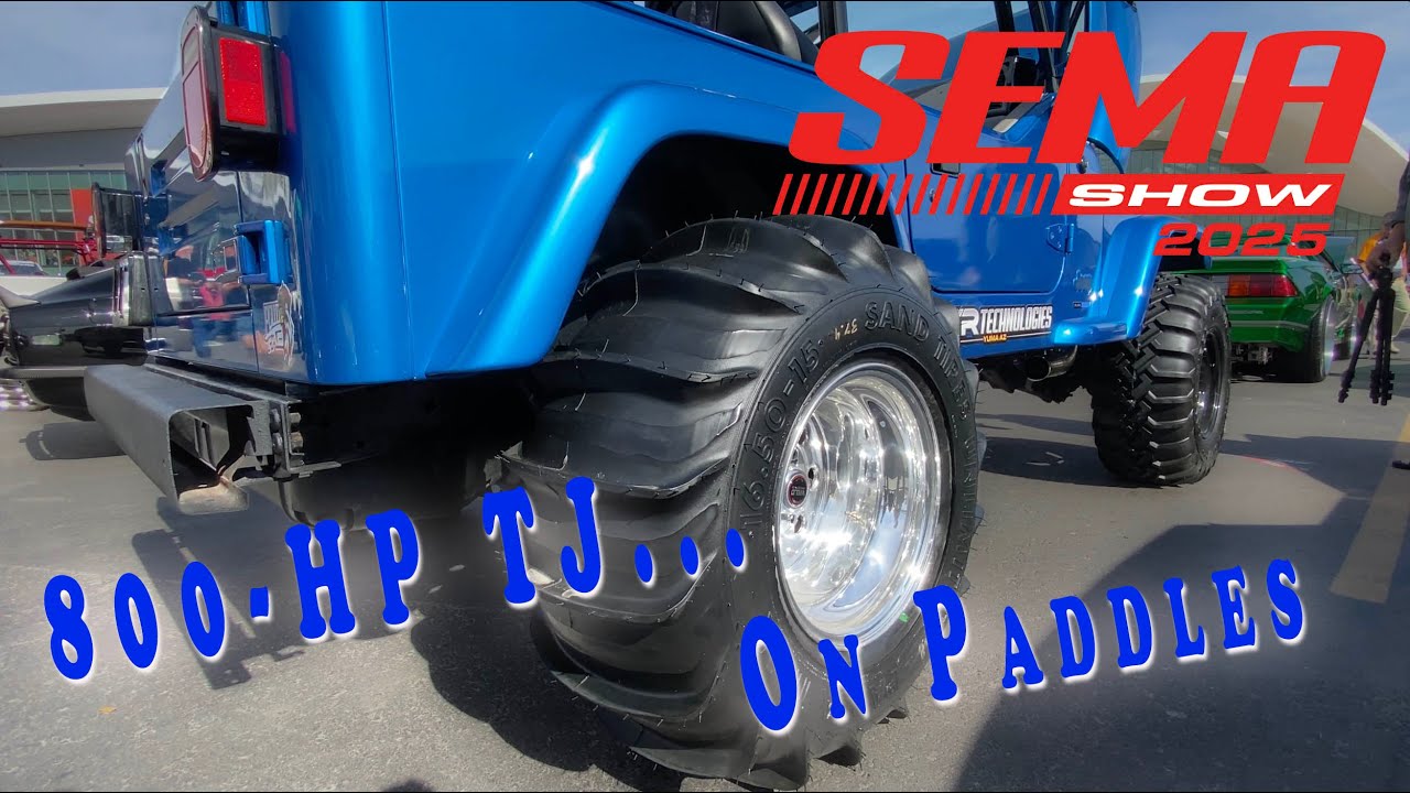 Джипы SEMA — 800-сильный Jeep TJ — 5.0 Power и подрулевые переключатели