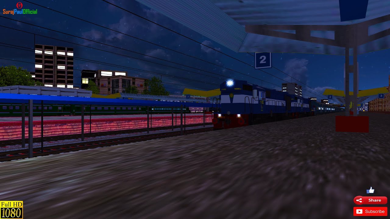 MSTS || 06613 Rajkot Coimbatore Special || Western Railways V7 || WR V7 || SurajPaulOfficial