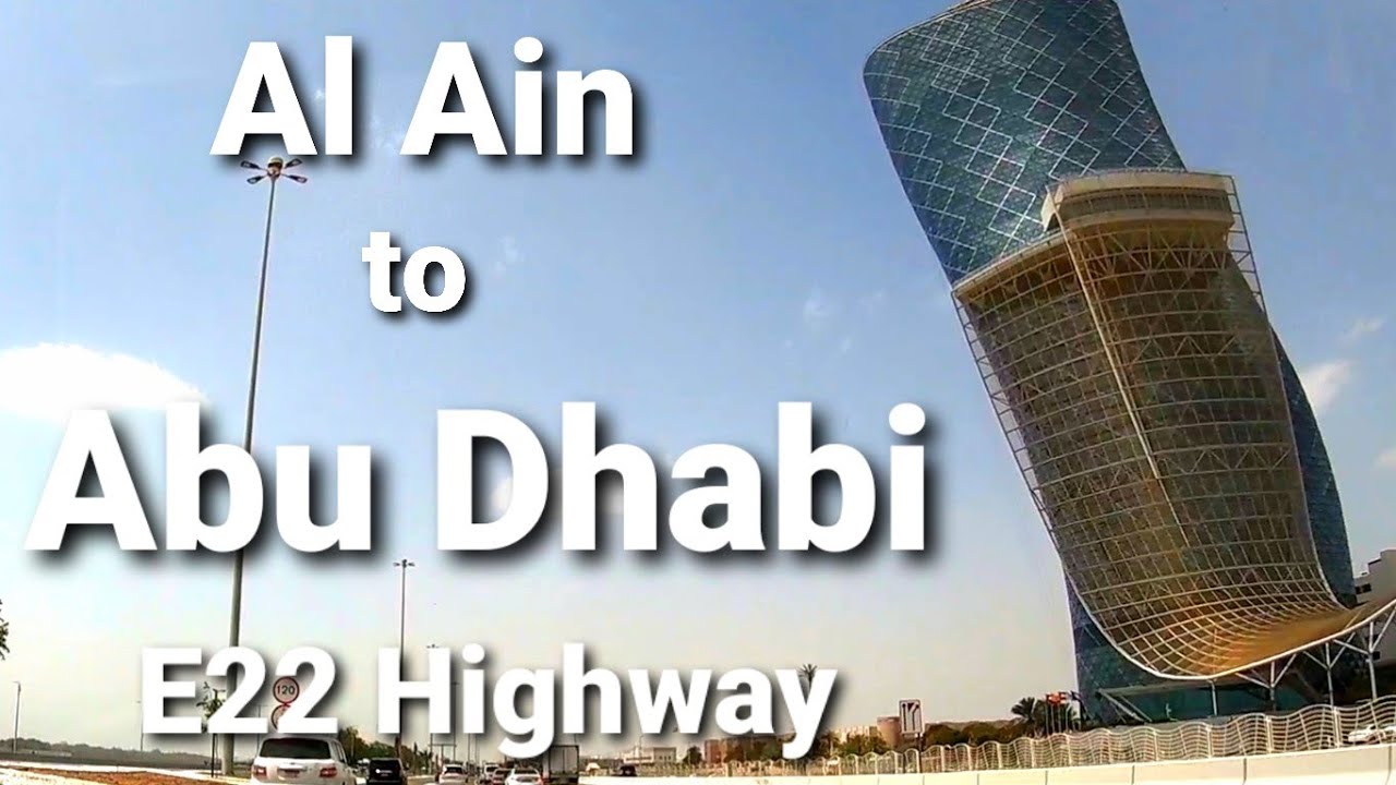 Driving from Al Ain, UAE to Abu Dhabi City, UAE [151km] - GoPro Hero 7 Black