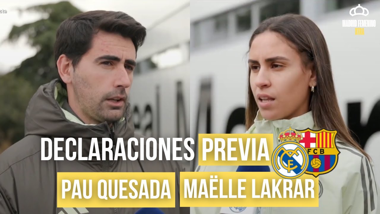 DECLARACIONES de PAU QUESADA y MA&Euml;LLE LAKRAR l PREVIA 1/4 COPA DE LA REINA vs FC BARCELONA