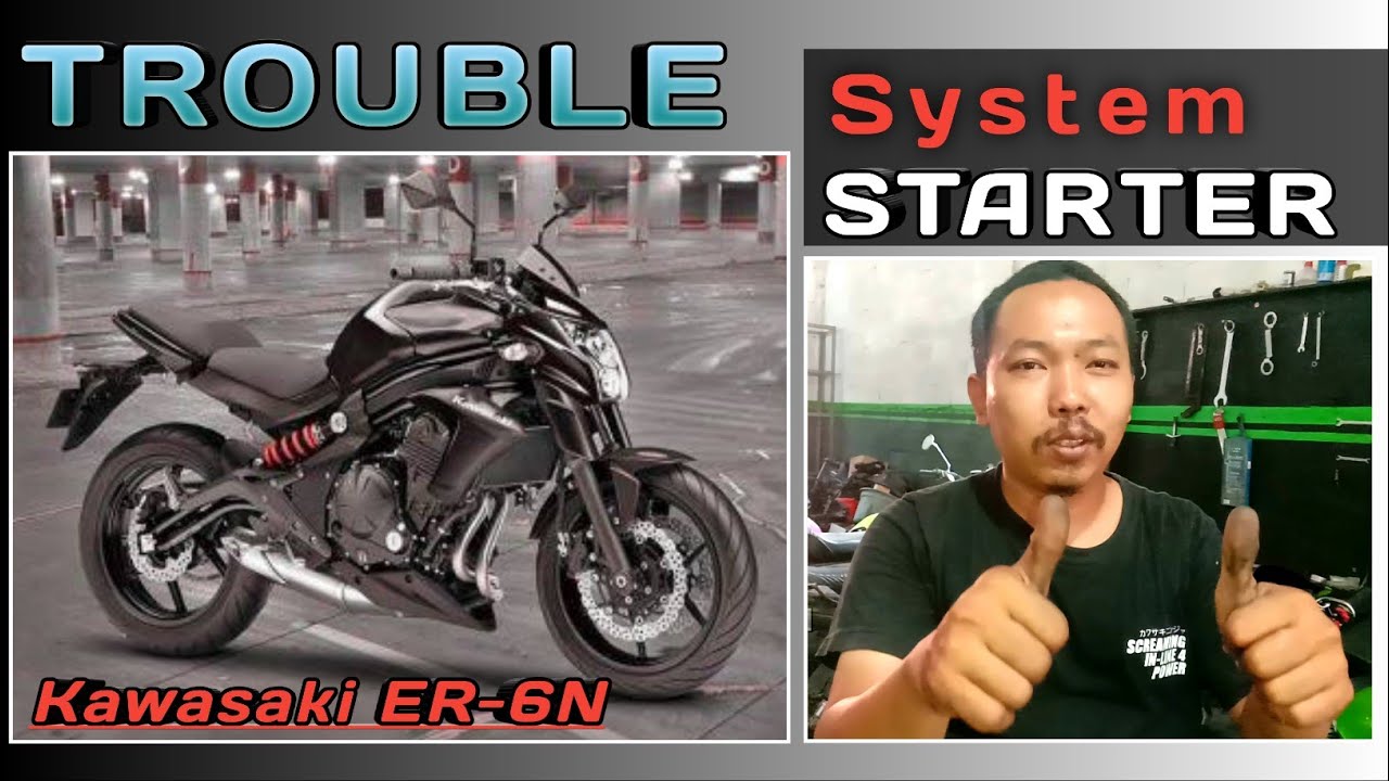 Kawasaki ER-6n trouble sistem stater