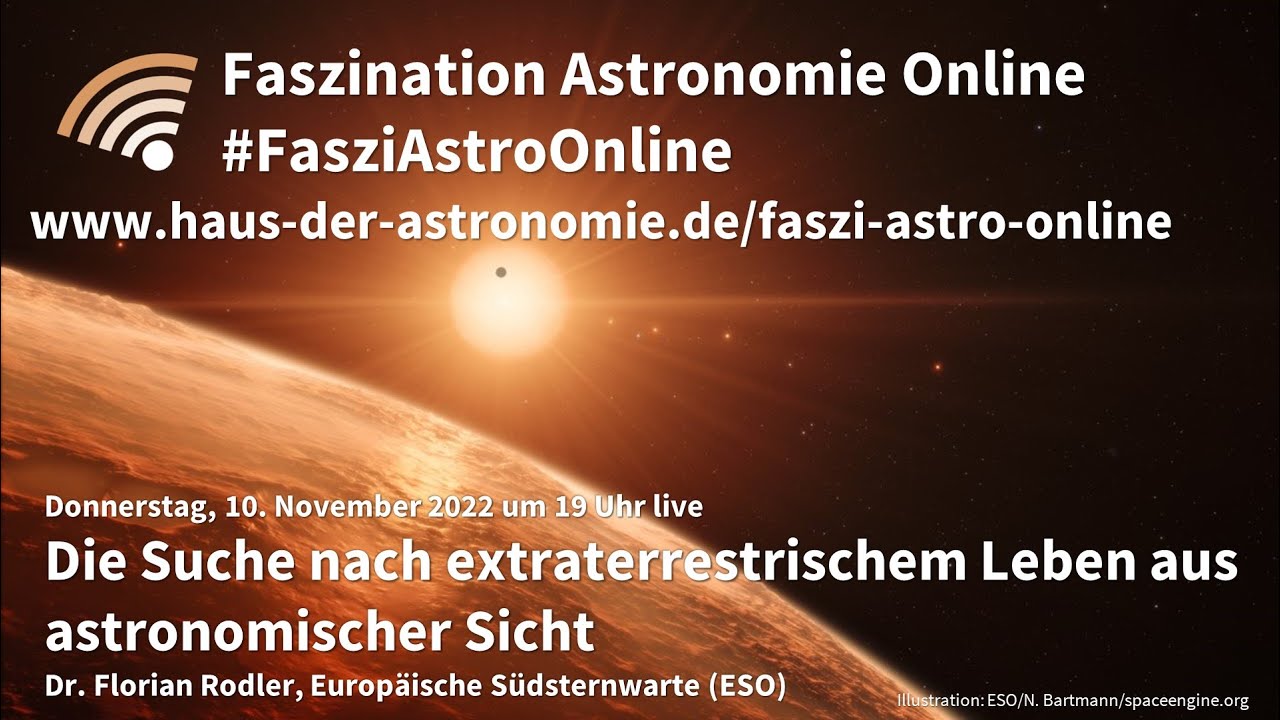 Die Suche nach extraterrestrischem Leben - Florian Rodler bei #FasziAstroOnline