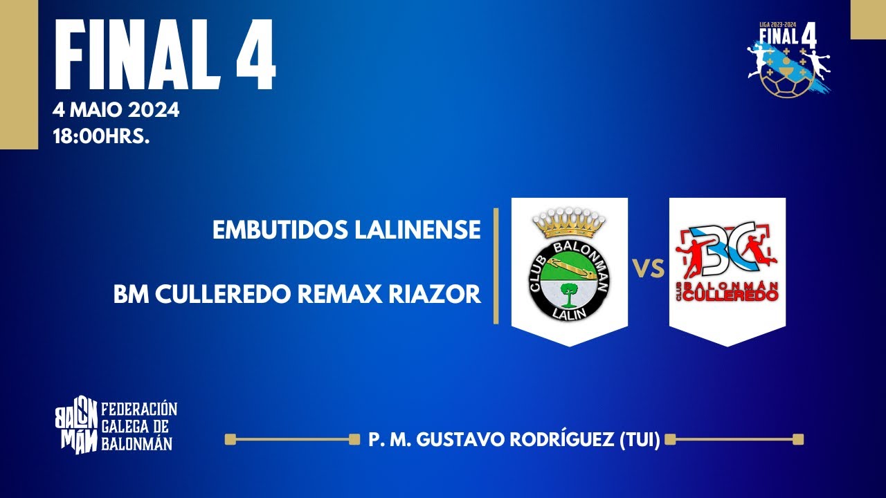 FINAL 4 EMBUTIDOS LALINENSE VS CULLEREDO REMAX RIAZOR