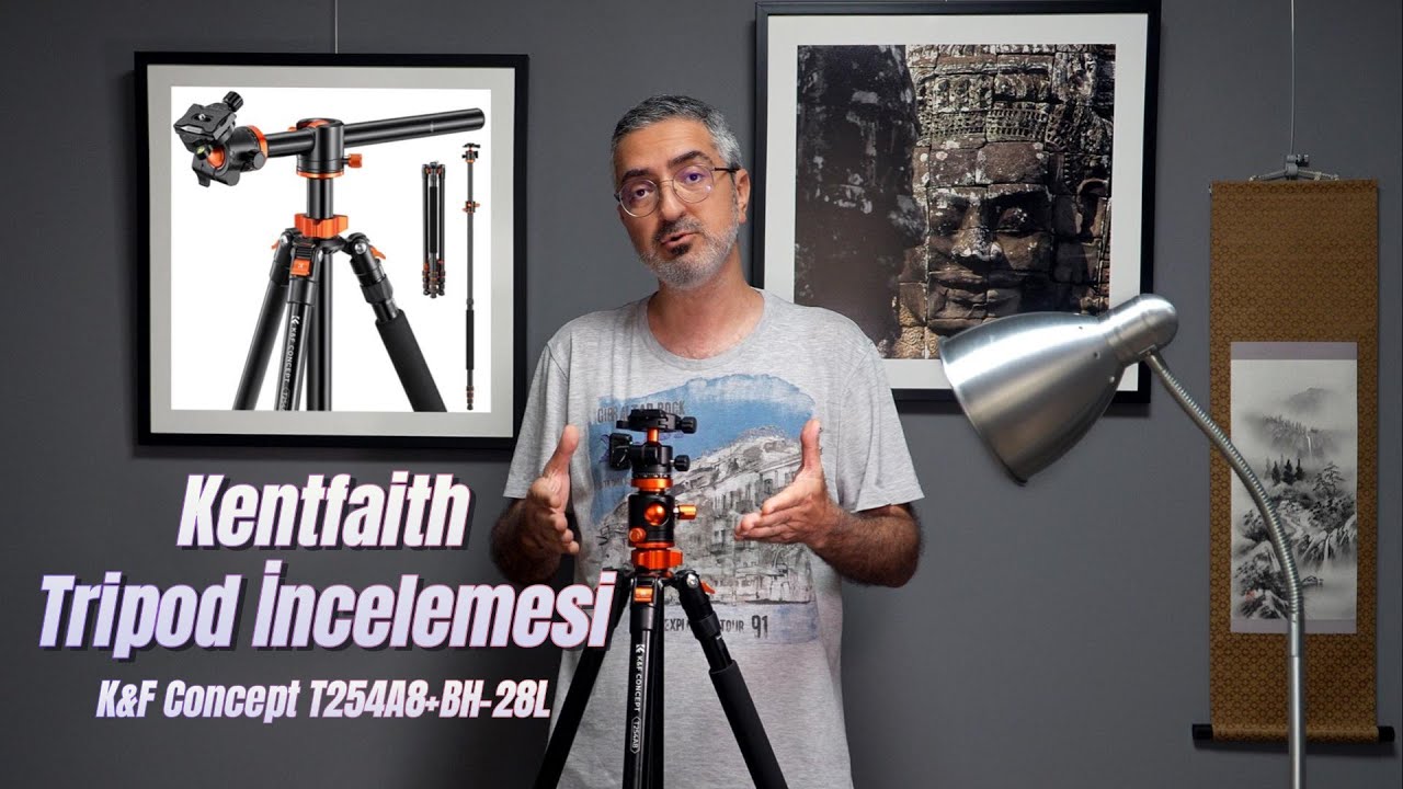 K&F Concept Tripod İncelemesi (T254A8+BH-28L) | Tüm çekimler için tek tripod!