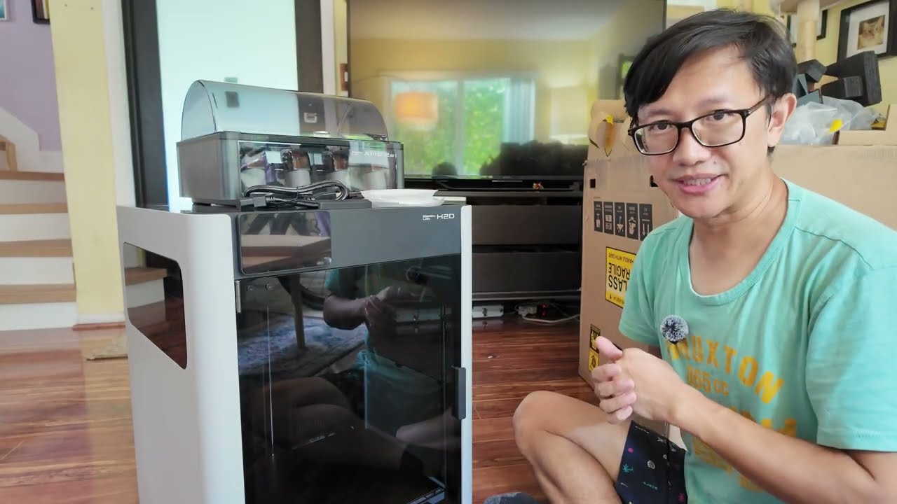 Instant regret after buying Bambu Lab H2D #BambuLab #H2D #P1S #3dprinting