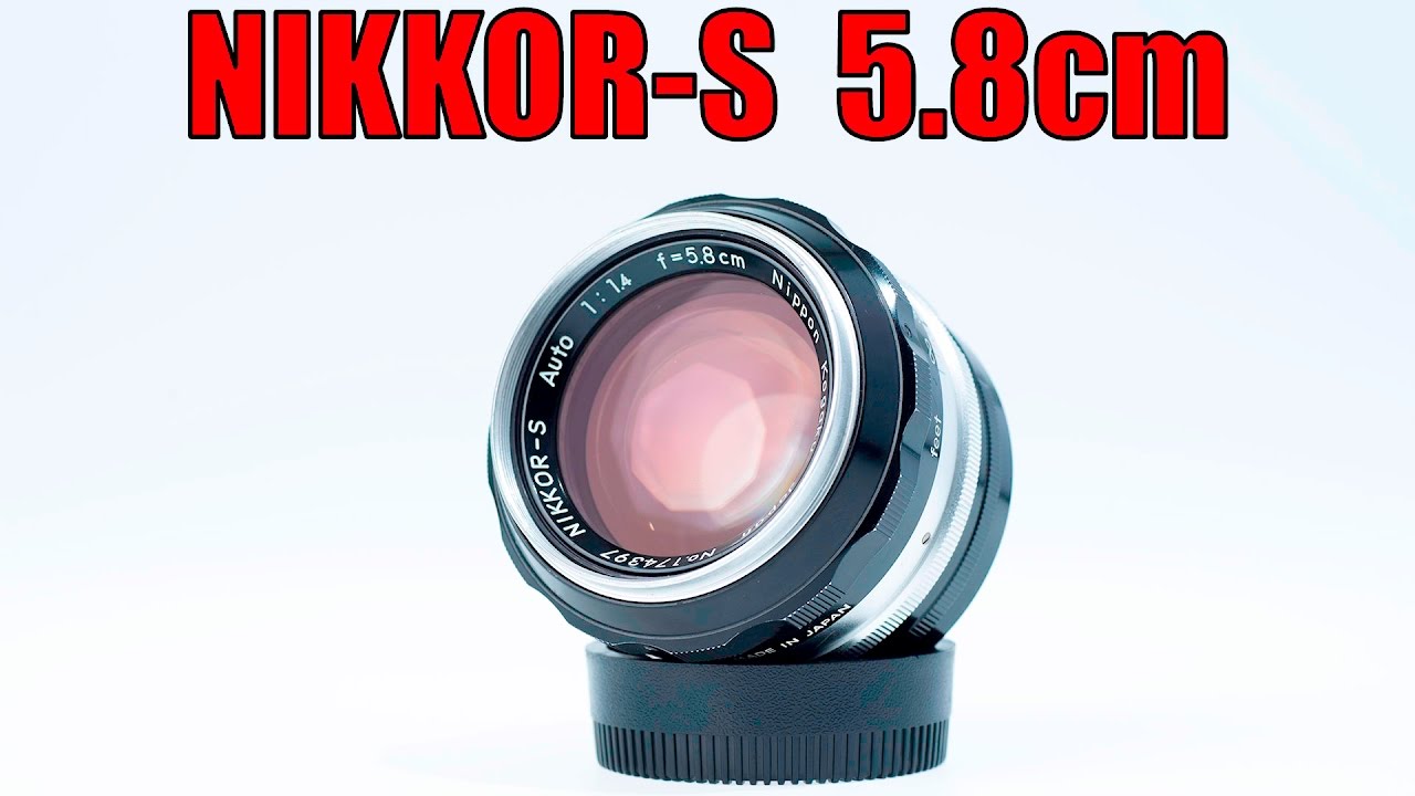 Nikon Nikkor-S Auto 5.8cm f/1.4 Vintage Non AI Mount and Not a 58mm Lens Review