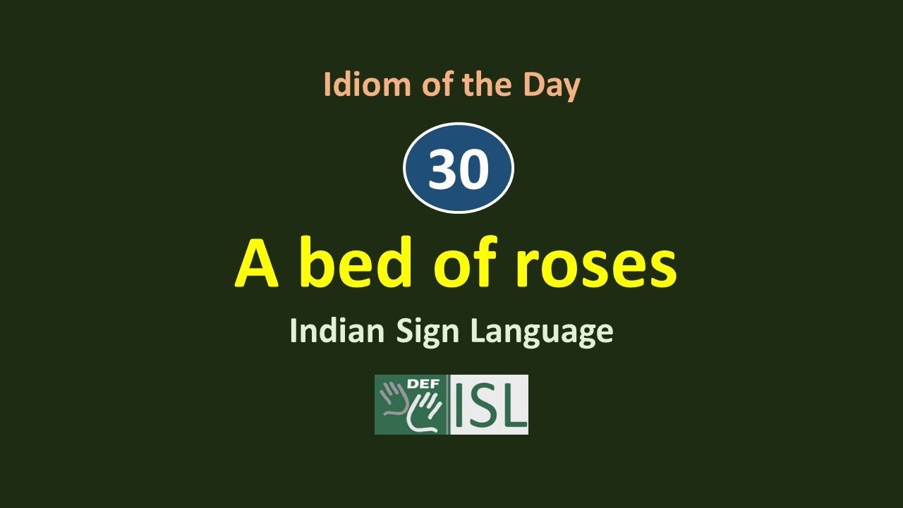 A bed of roses:- Idiom of the Day