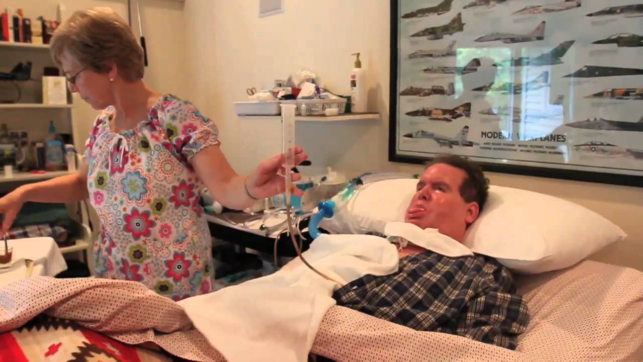 Caring for a man with Lou Gehrig's Disease