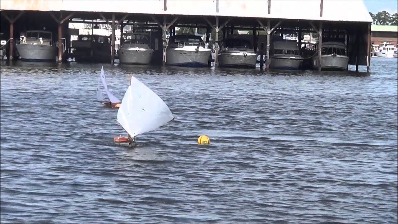 R/C Skipjacks Sailing