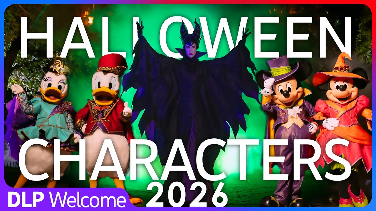 Disney Halloween Characters 2026 - Disneyland Paris
