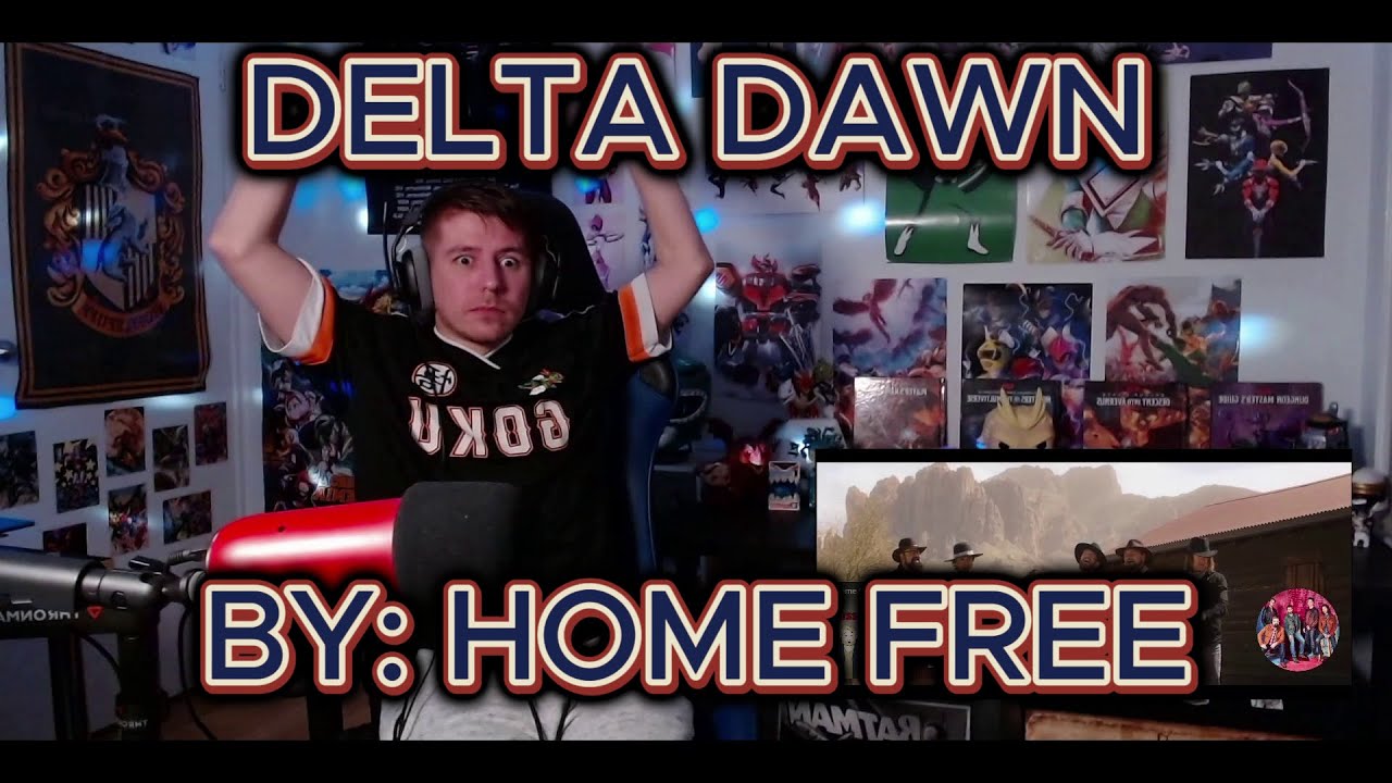 THAT TWANG!!!!! Blind reaction to Home Free  & Brooke Eden - Delta Dawn