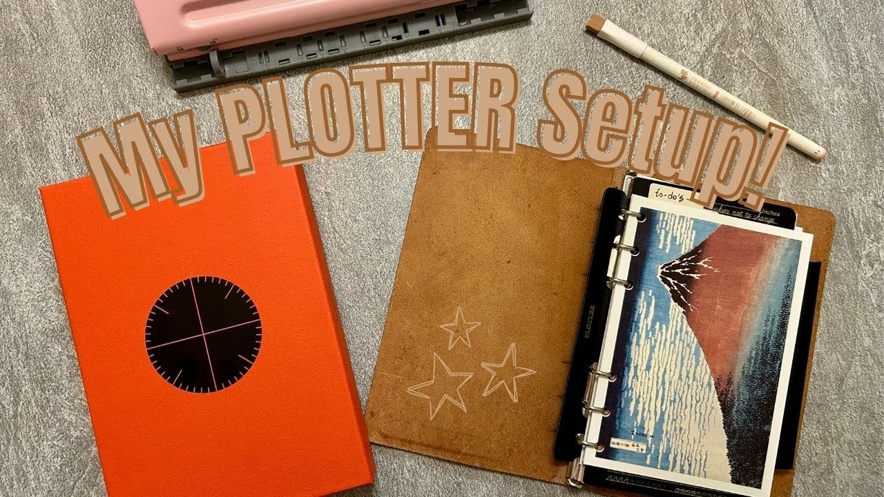 How I set up my PLOTTER | Minimal & Functional!