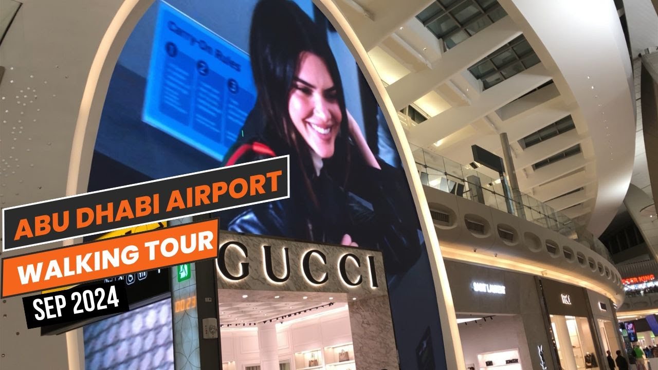 Abu Dhabi Airport ( AUH) | Terminal A | Walking tour | UAE | Etihad Airlines