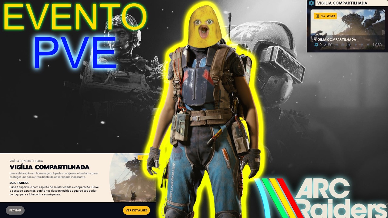 ARC Raiders - A BATATA - EVENTO PVE! BORA RESENHA, ZOERAAAAA!
