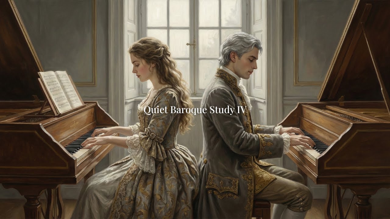 Quiet Baroque Study Ⅳ– Little Fugue Reimagined｜二台のチェンバロのための組曲